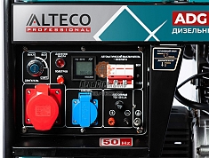 Дизельный генератор Alteco ADG 7500 TE ракурс 7