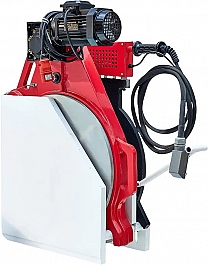 Нагреватель и торцеватель в боксе гидравлического стыкового сварочного аппарата для пнд труб Hamlem AL800