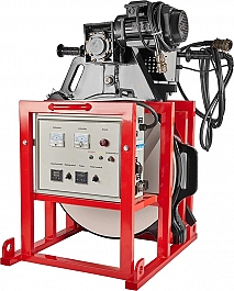 Нагреватель, торцеватель, электрощит в боксе гидравлического стыкового сварочного аппарата для пнд труб Gas Fusion Red-450 (220 V)