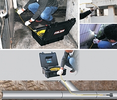 Применение проталкиваемой системы видеодиагностики трубопроводов Rotorica 3199F-40